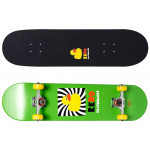 Drevený skateboard do 100 kg – zelený